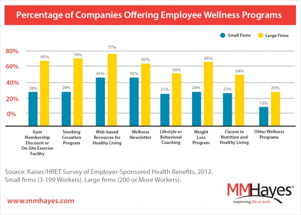 ... provide health insurance also provide some type of wellness benefit