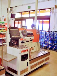 self checkout terminal at home depot