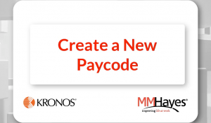 Create a New Paycode