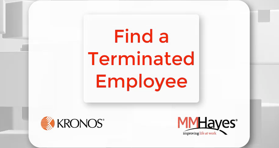 Find a Terminated Employee