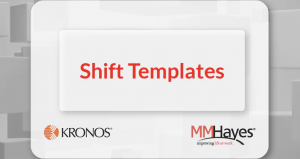 Shift Templates